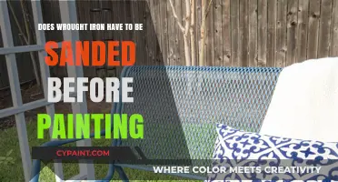 How to Prepare Wrought Iron for Painting