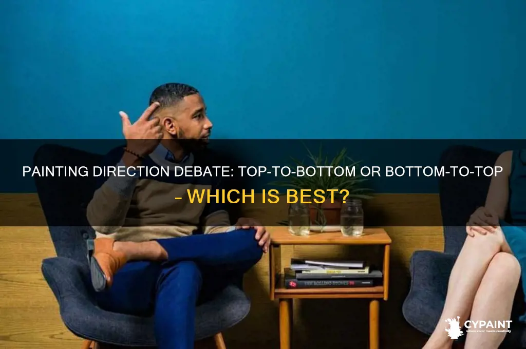 does you paint top to bottom or bottom to top