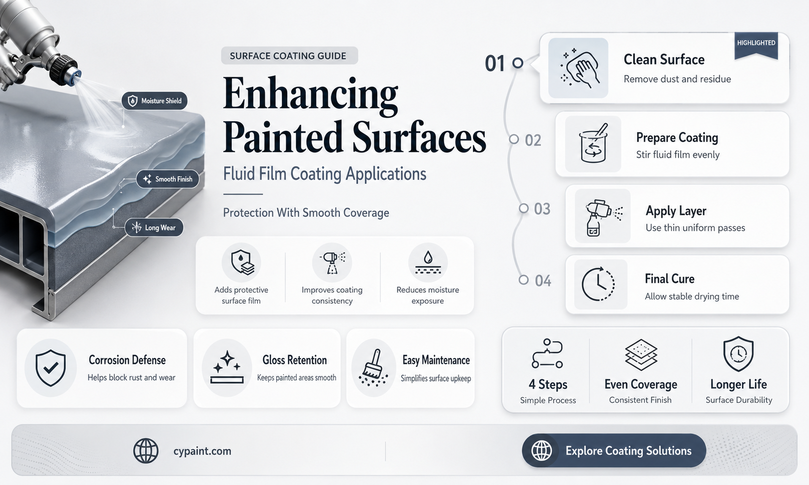 can you apply fluid film on painted surfaces