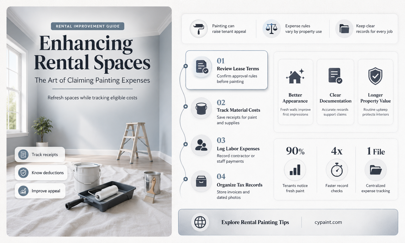 can you claim painting on a rental property