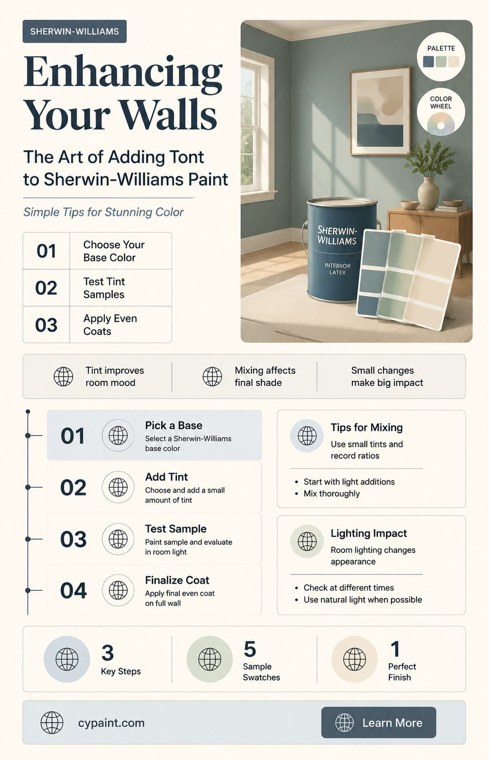 can you add tont to sherwin williams paint