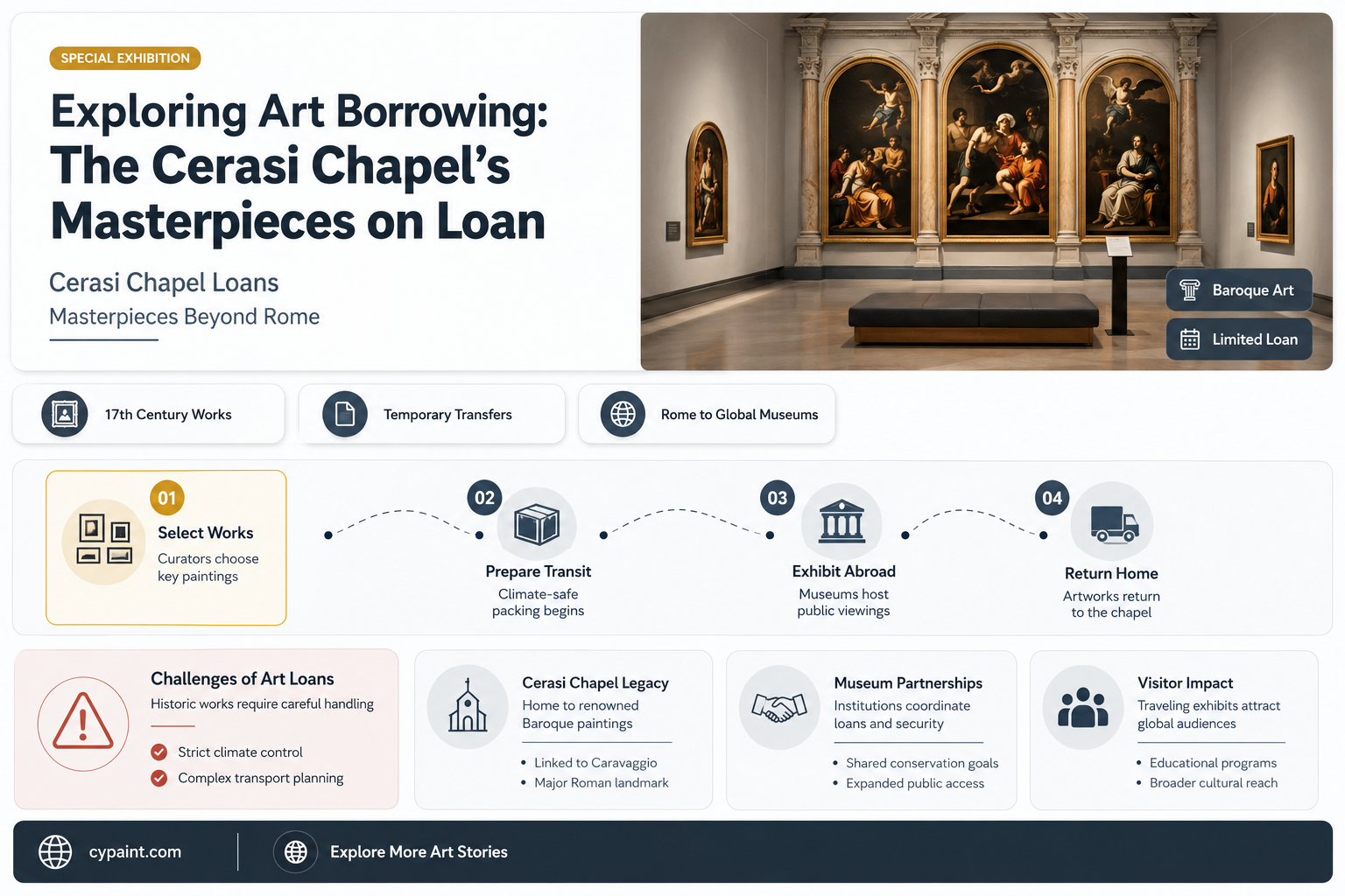 can you borrow paintings from the cerasi chapel