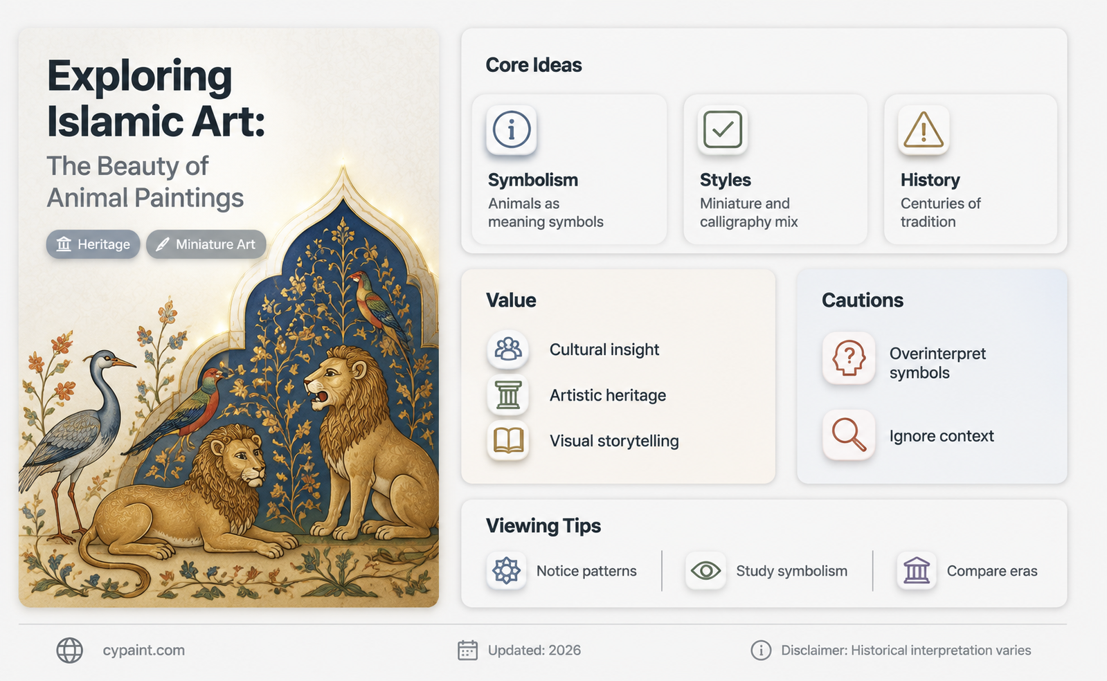 can you have painting of animals in islam
