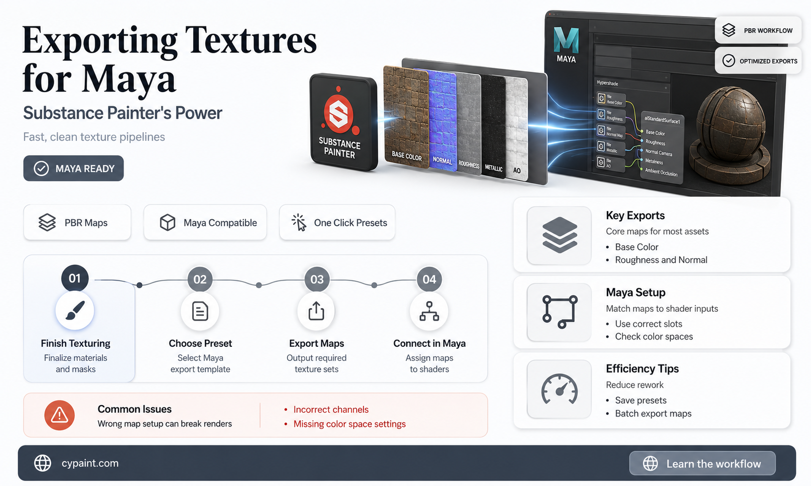 can you export textures for maya from substance painter
