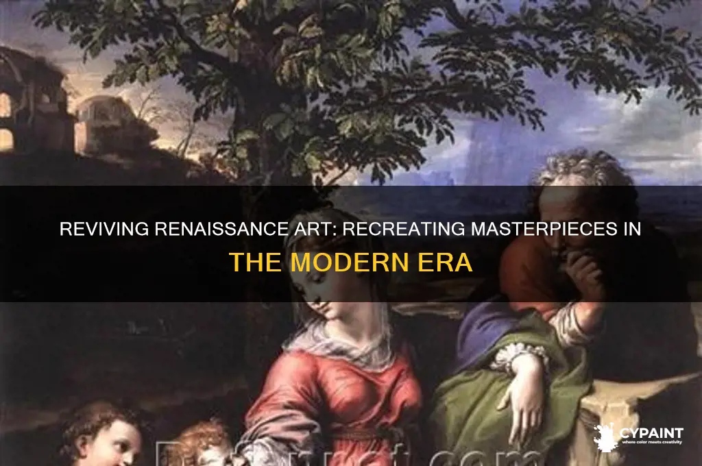 has anyone tried to recreate renaissance paintings