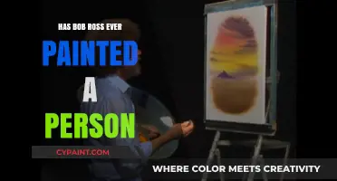 Did Bob Ross Ever Paint a Human Figure in His Art?