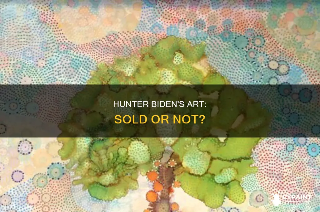 has hunter biden sold any of his paintings