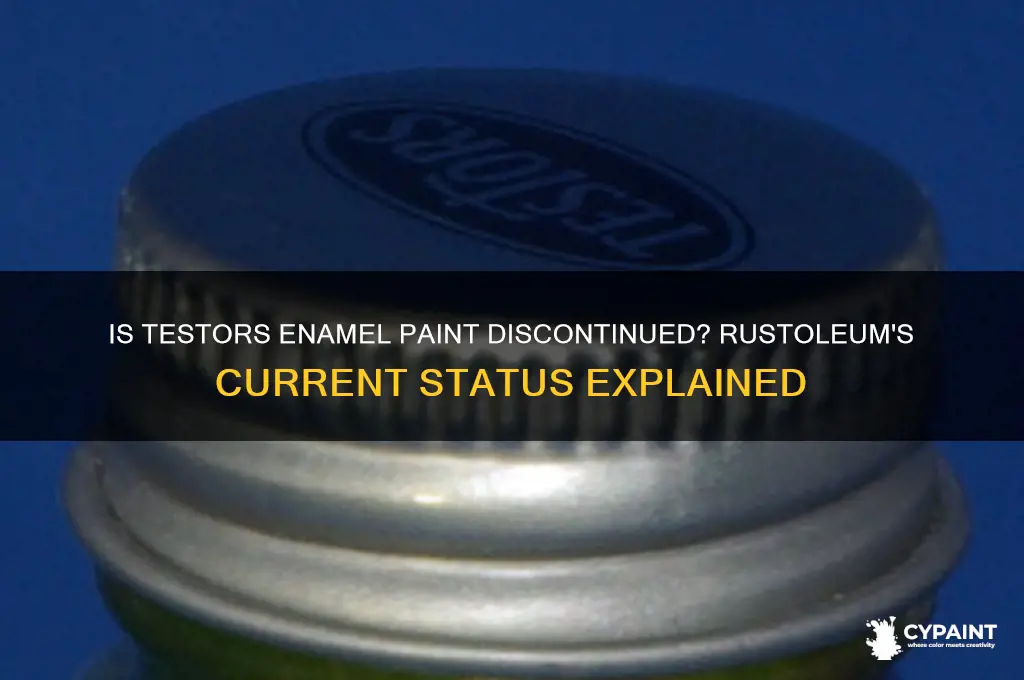 has rustoleum stopped making testors enamel paint