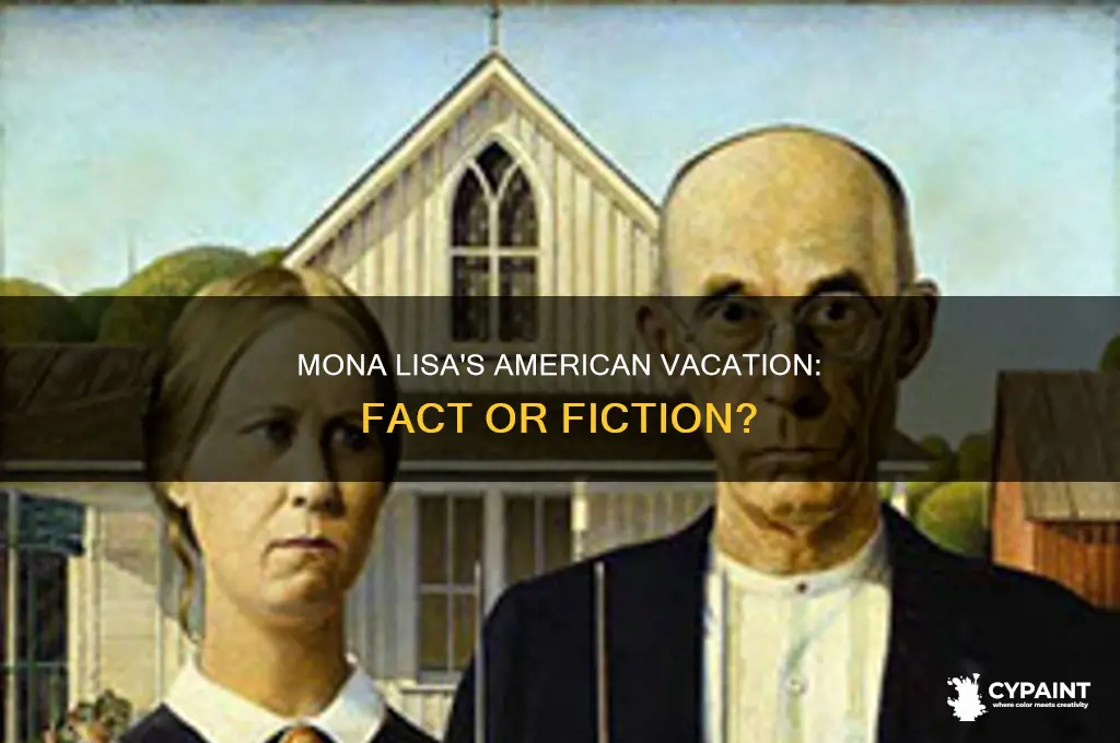 has the mona lisa painting ever toured america