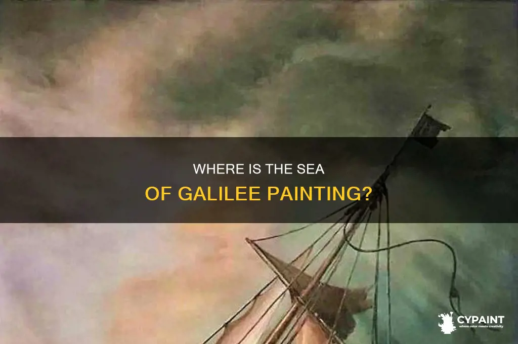 has the sea of galilee painting been found