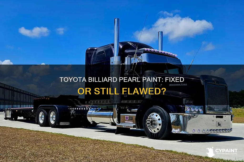has toyoya billard pearl paint been fied