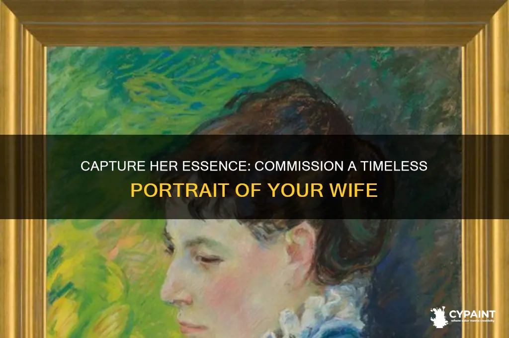 have a portrait painted of your wife