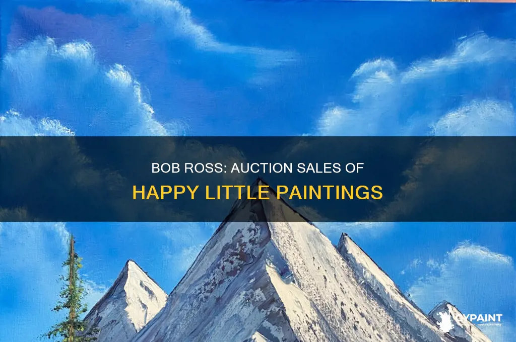 have any bob ross paintings sold in auction