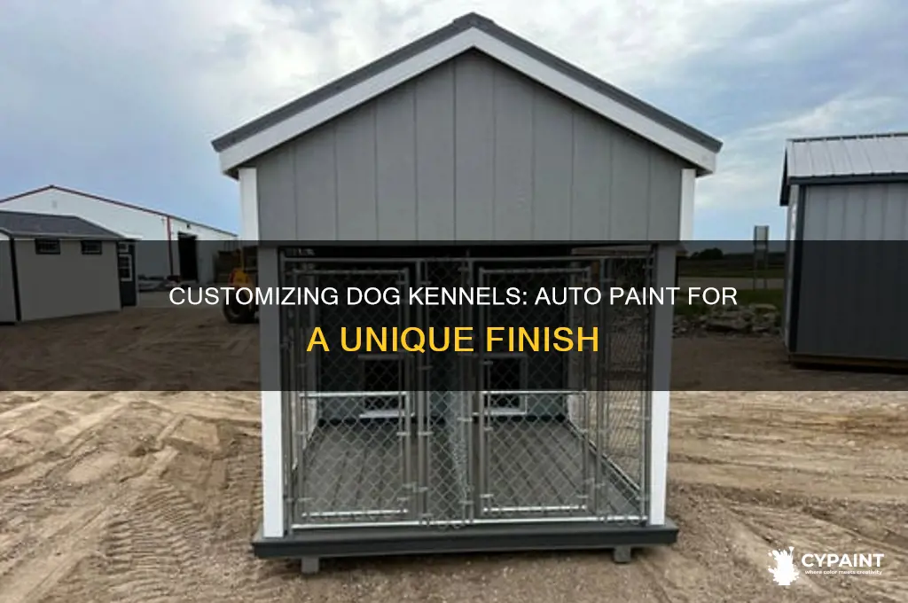 have auto paint put on wire dog kennels