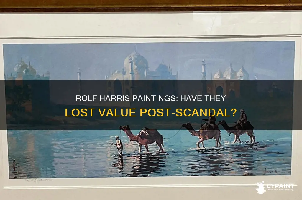 have rolf harris paintings decreased in value
