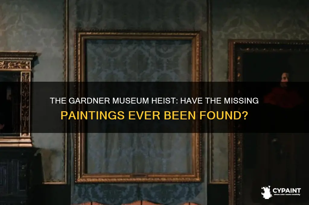 have the paintings from the gardner museum