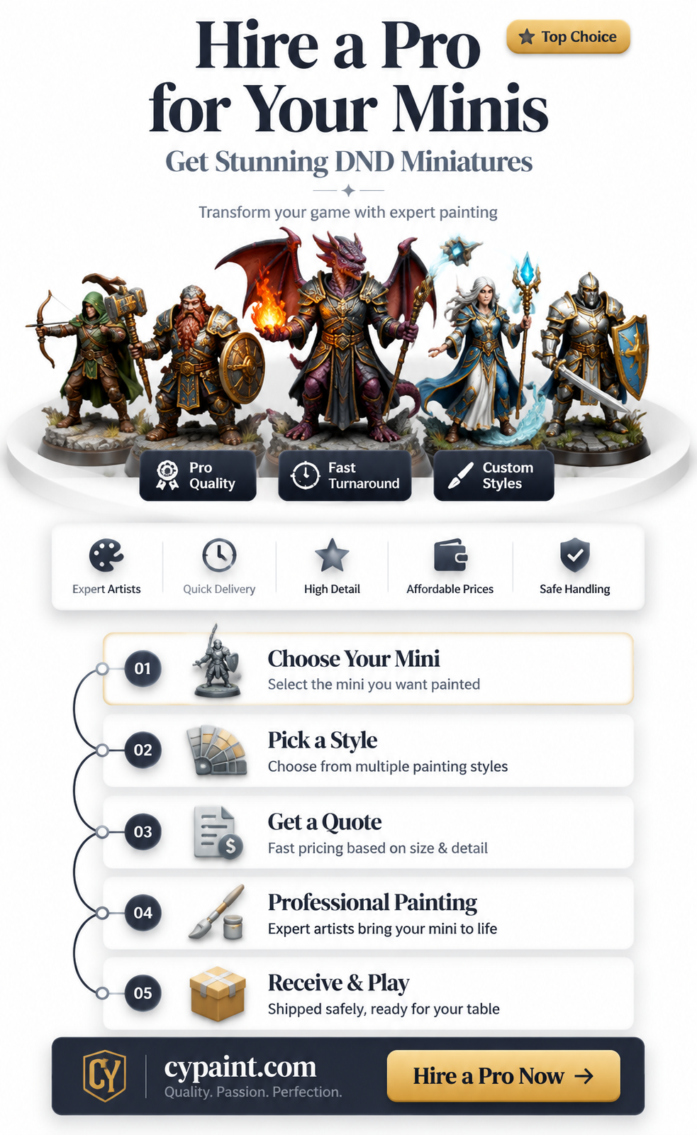 can i pay someone to paint my dnd minitures