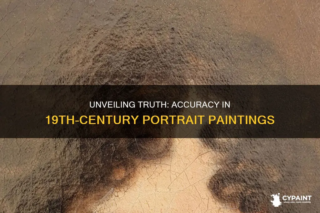 how accurate were the 1800s portrait painting