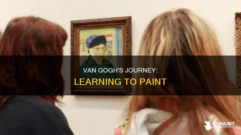 how and where did van gogh learn to paint