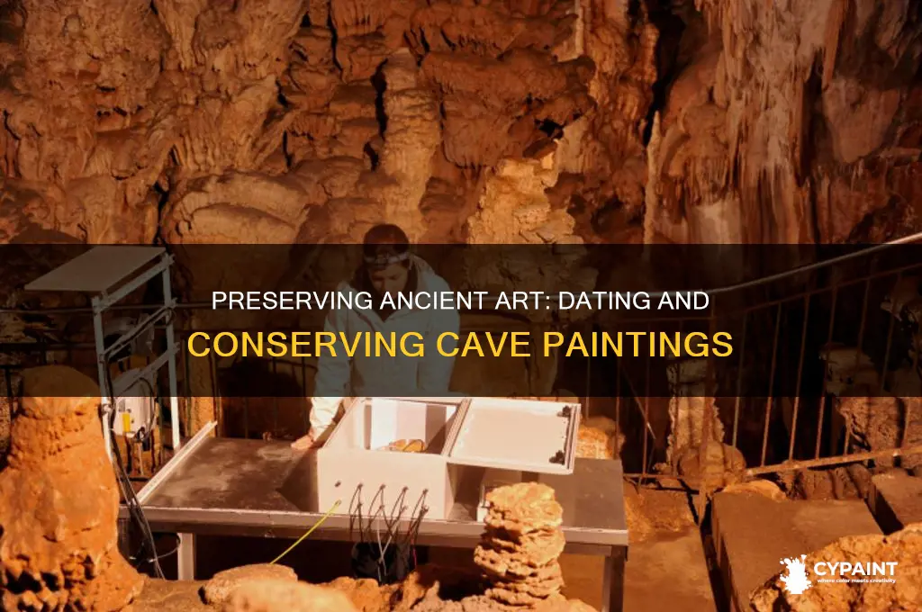how are cave paintings dated being preserved