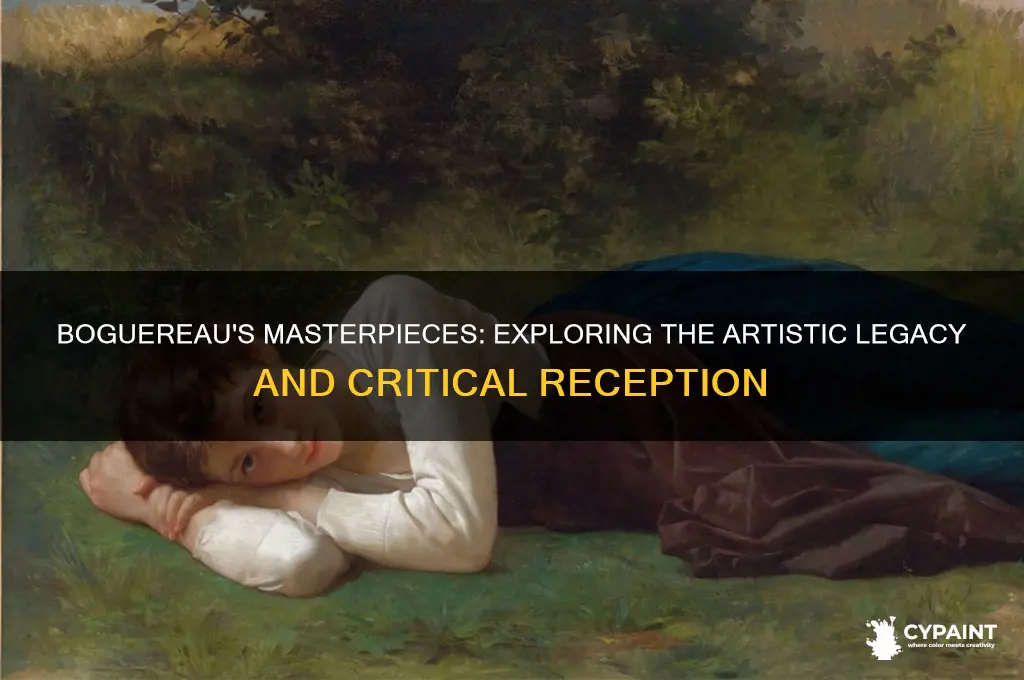 how are considered the paintings of boguereau