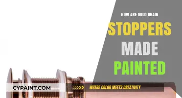 Crafting Gold Drain Stoppers: Materials, Painting Techniques, and Manufacturing Process