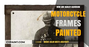 The Art of Painting Harley-Davidson Motorcycle Frames: A Detailed Guide