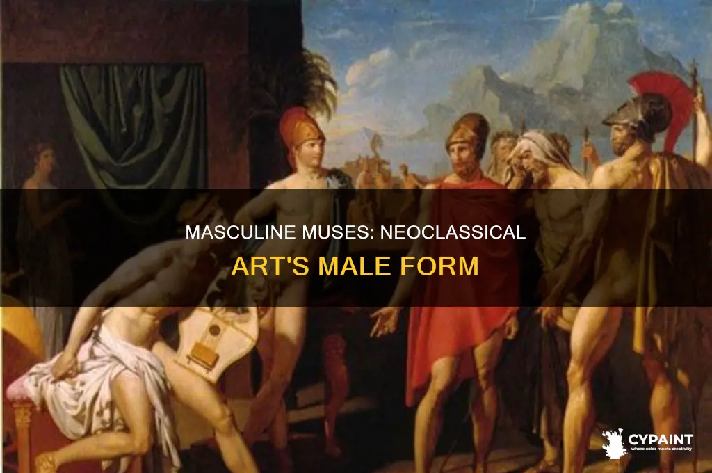 how are men presented in a neaclassical paintings