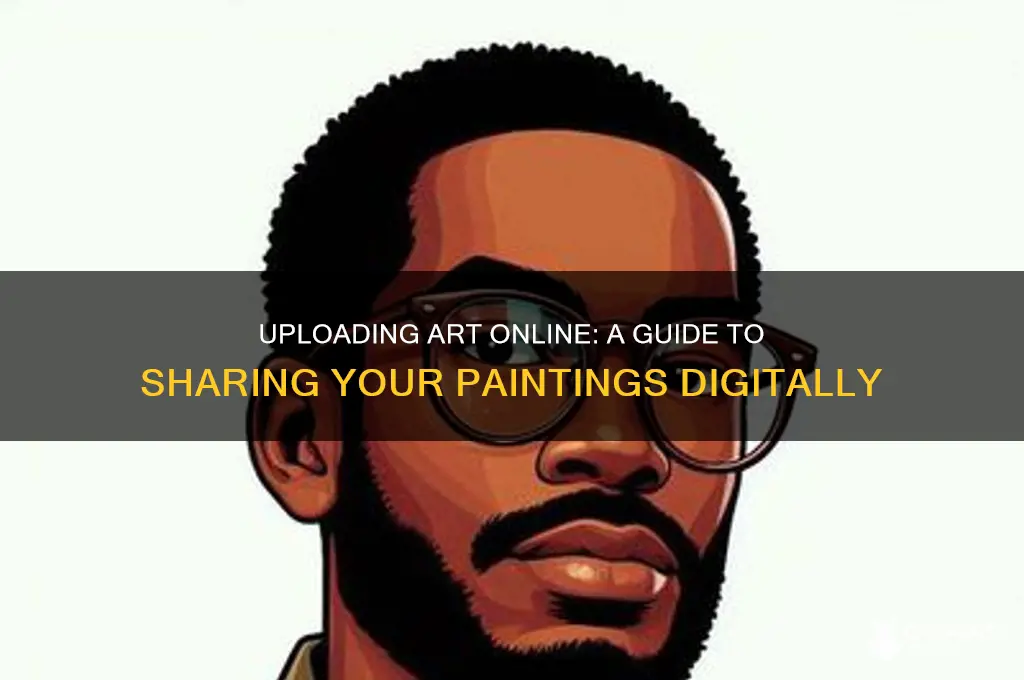how are painting upload to the internet