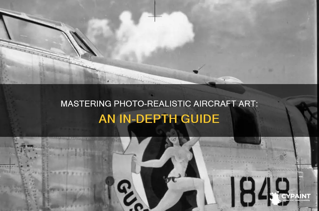 how are photo-realistic designs painted on airplanes