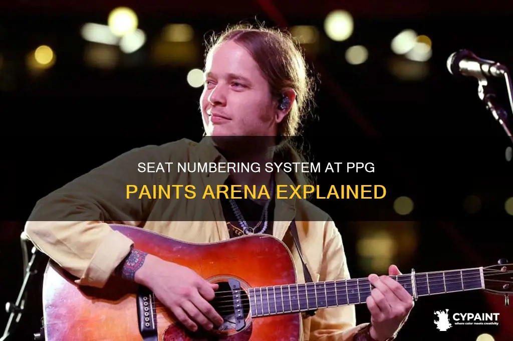 how are seats numbered at ppg paints arena