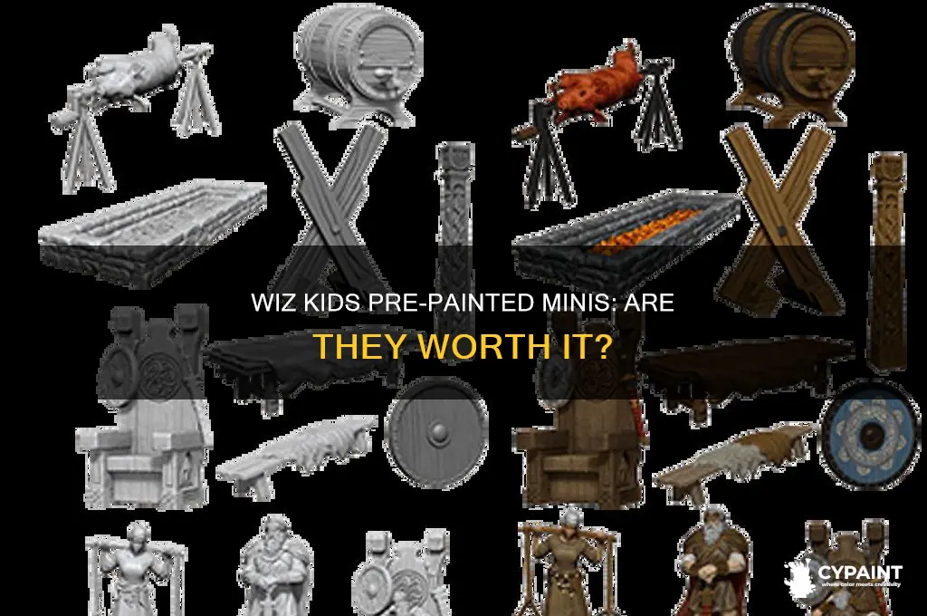 how are the wiz kids pre painted minis
