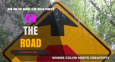 How 'Stop Ahead' Road Markings Are Painted: A Detailed Process