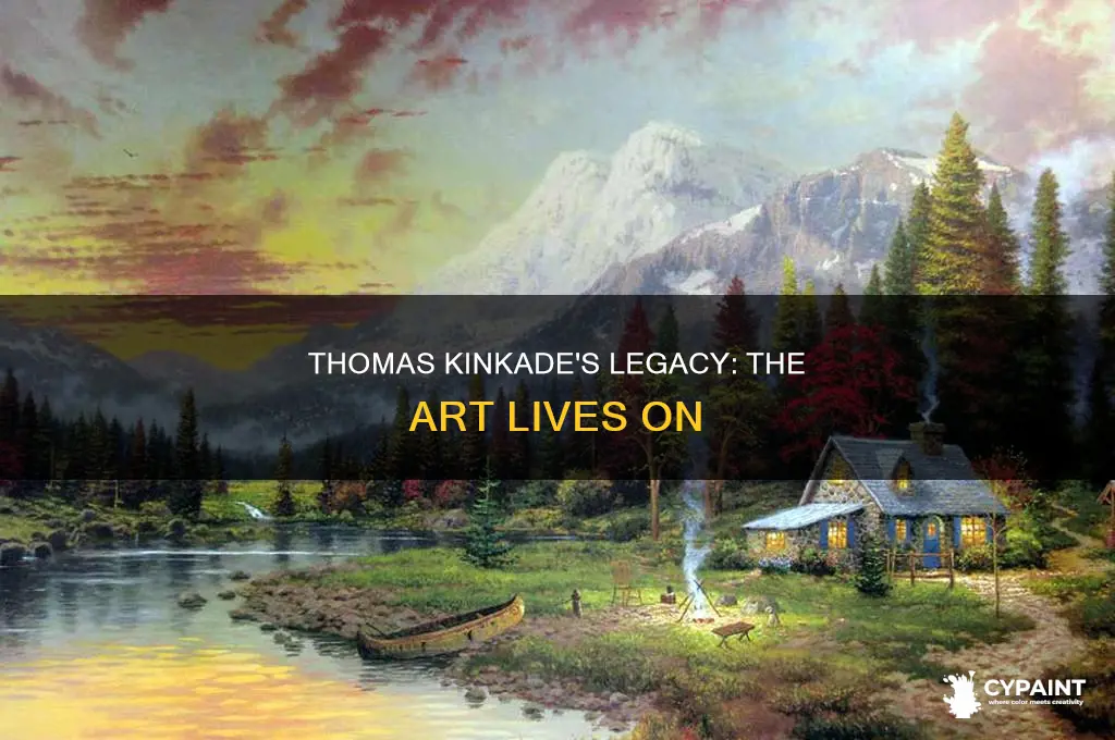 how are thomas kinkade painting still being made
