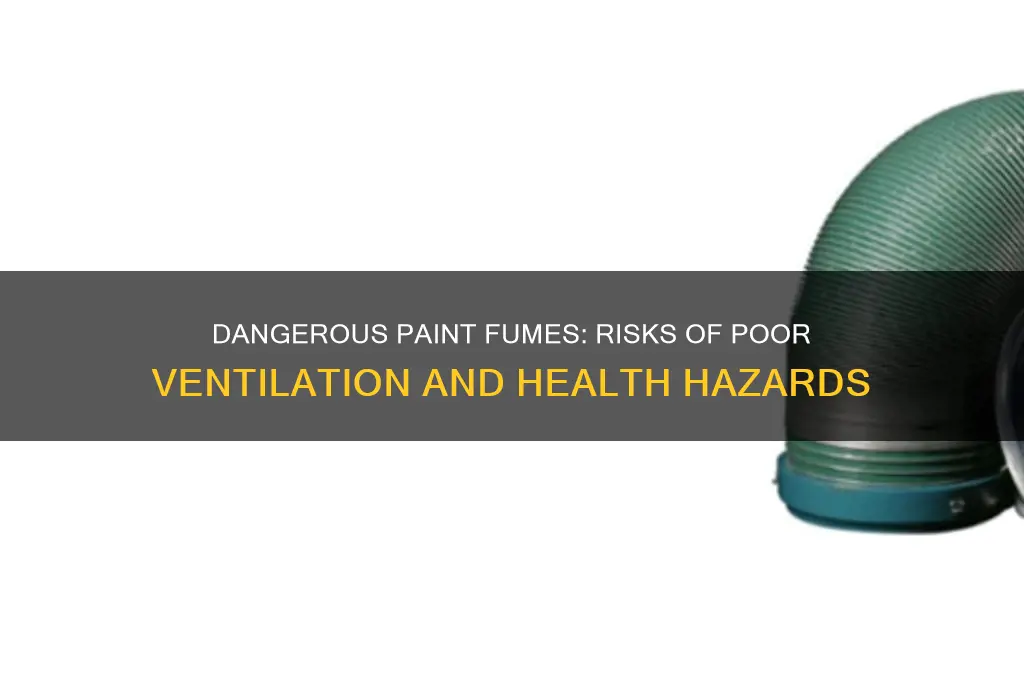 how bad to breath paint fumes area with no ventilation