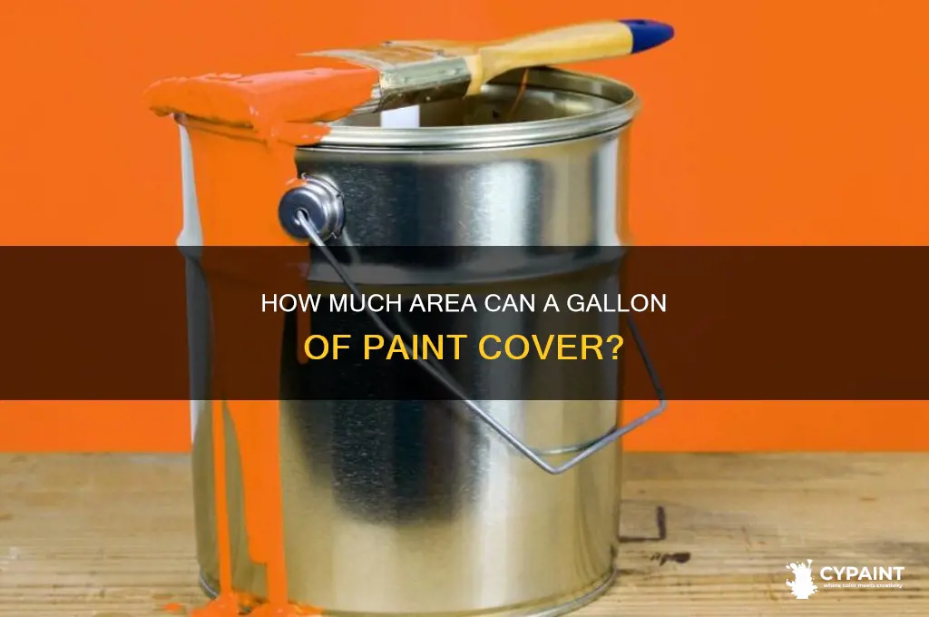 how big a ro can a gallon of paint cover