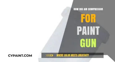 Choosing the Right Air Compressor Size for Your Paint Gun