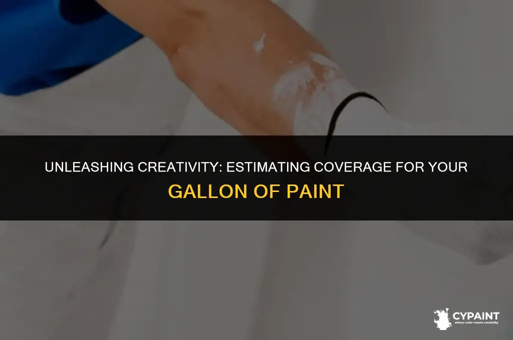 how big area a gallon paint can cover