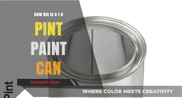 Paint Storage: 1/4 Pint Containers for Small Projects