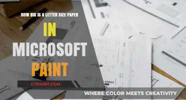 Letter Size Paper Dimensions in Microsoft Paint: A Quick Guide