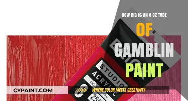 Understanding the Size of an 8 oz Gamblin Paint Tube