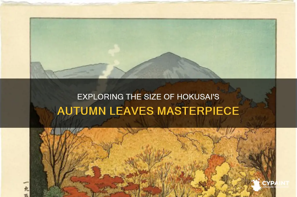 how big is katsushika hokusai