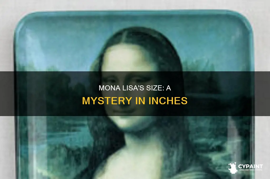 how big is mona lisa painting in inches