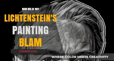 Blam! Roy Lichtenstein's Explosive Painting: How Big?