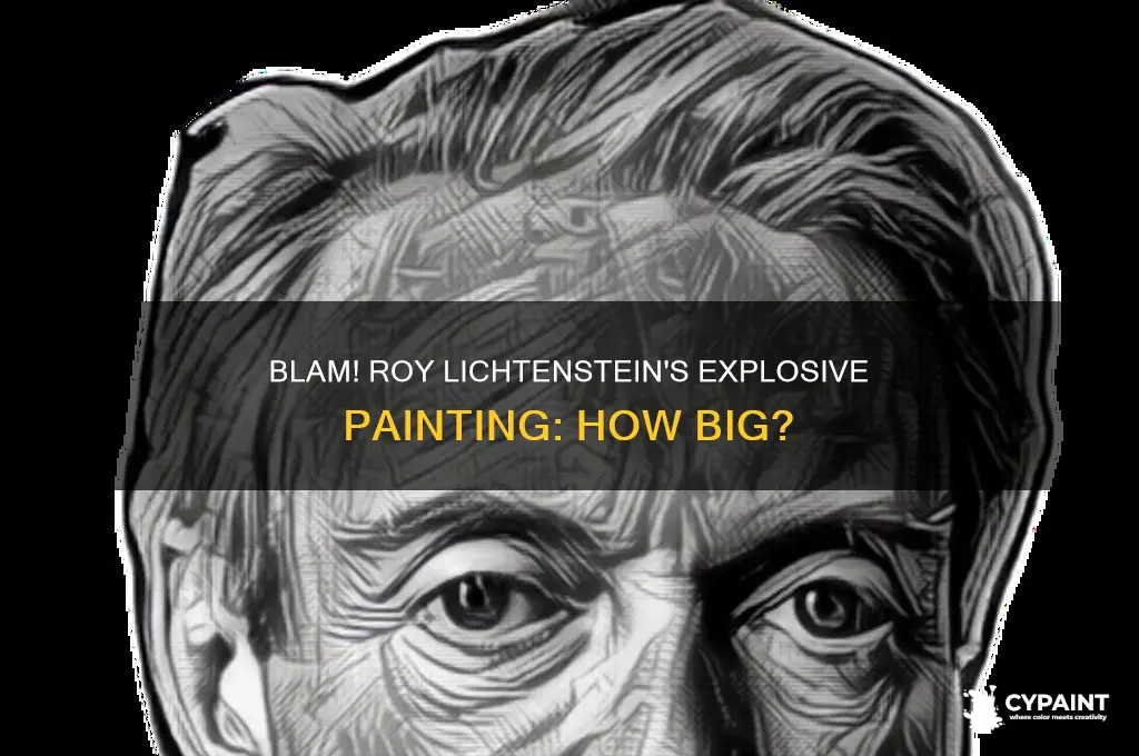 how big is roy lichtenstein