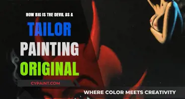 The Devil as a Tailor: Unveiling the Original Painting's Size
