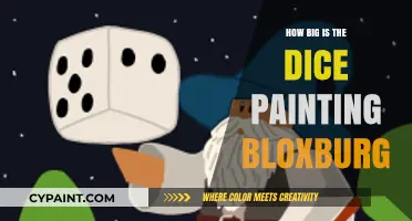 Exploring the Size of Dice Painting in Bloxburg: A Comprehensive Guide