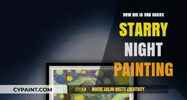 Starry Night's Size: A Surprising Truth