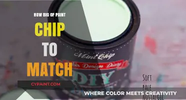 Choosing the Right Paint Chip Size for Accurate Color Matching