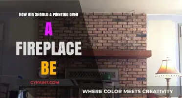 Fireplace Art: Choosing the Right-Sized Painting